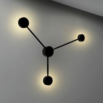 LED аплик JOY 3xGX53/6W/230V черен