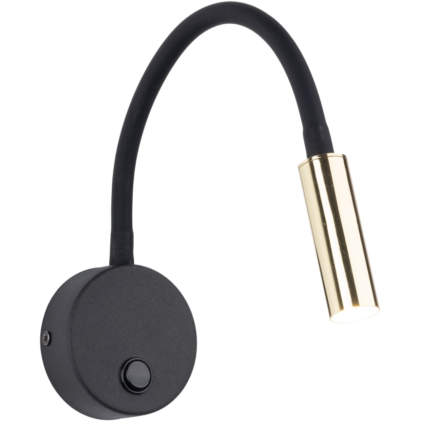 LED Аплик LAGOS 1xG9/3W/230V 4000K черен/златист