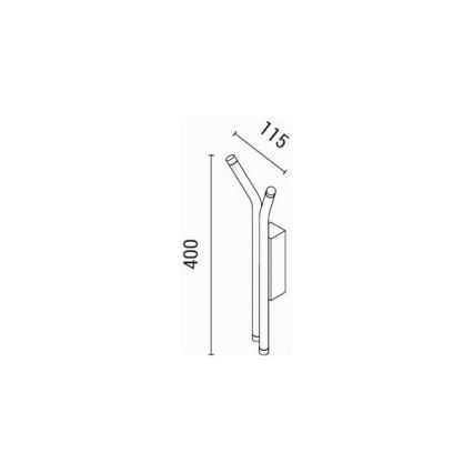 LED аплик LED/10W/230V 3000K
