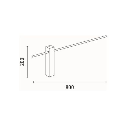 LED аплик LED/10W/230V 3000K