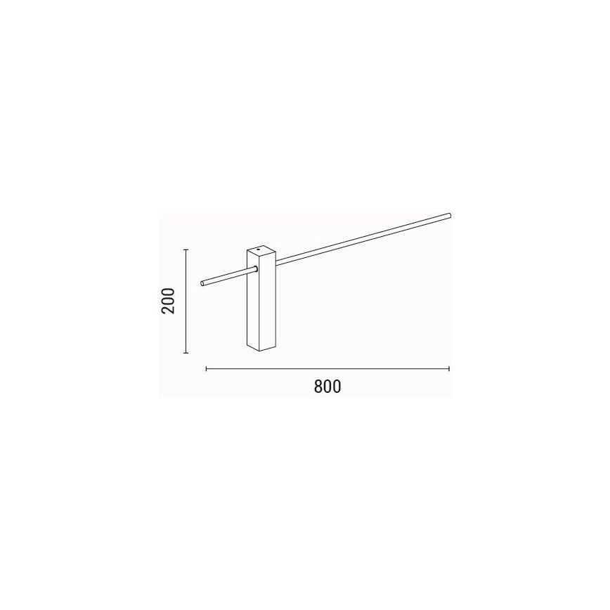LED аплик LED/10W/230V 3000K