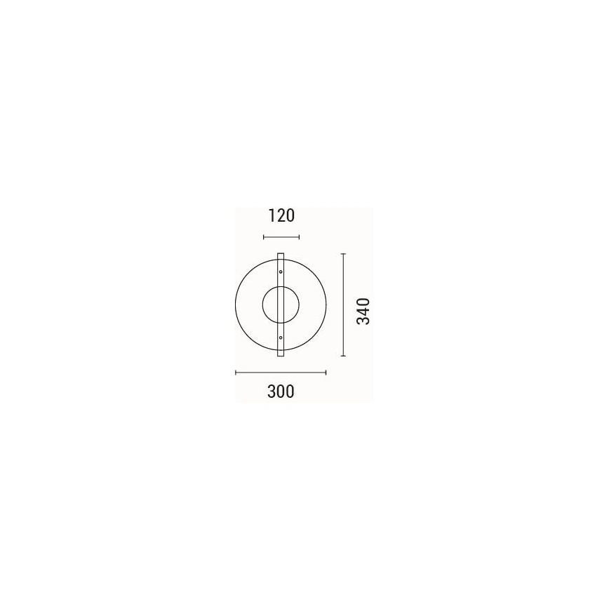 LED аплик LED/10W/230V 3000K