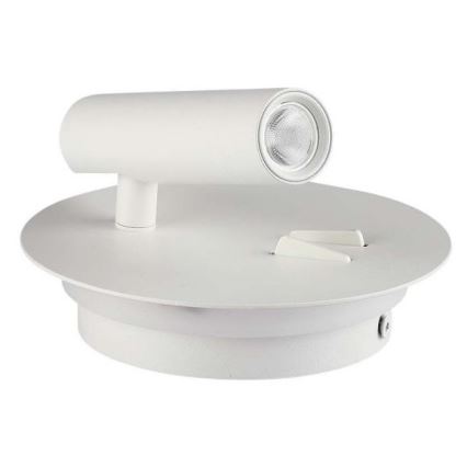 LED аплик LED/3W/230V + LED/6W/230V 3000K бял