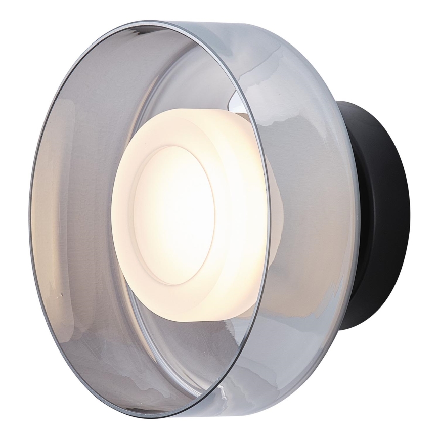 LED аплик LED/8W/230V 3000K черен/опушен