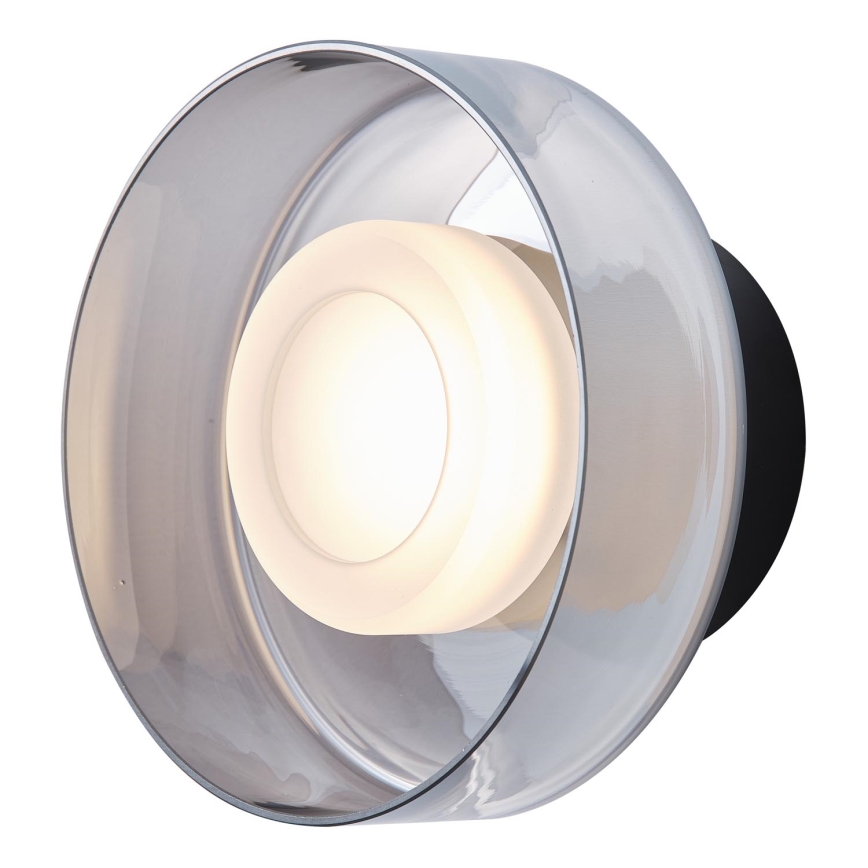 LED аплик LED/8W/230V 3000K черен/опушен