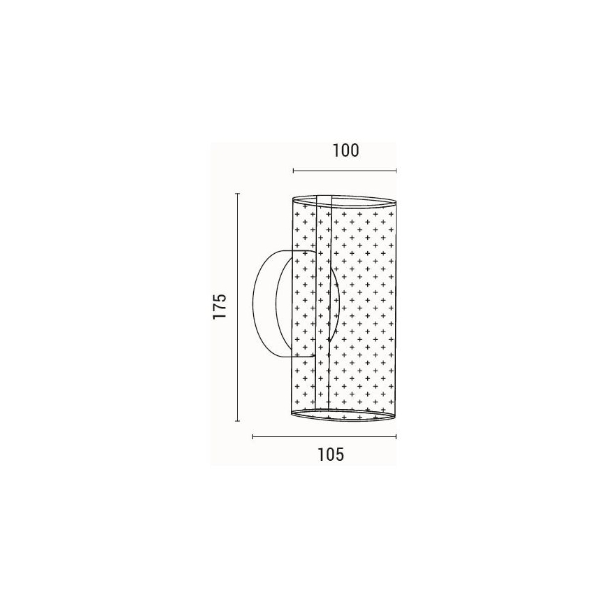 LED аплик LED/8W/230V 3000K