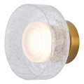 LED аплик LED/8W/230V 3000K златист/прозрачен
