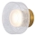 LED аплик LED/8W/230V 3000K златист/прозрачен