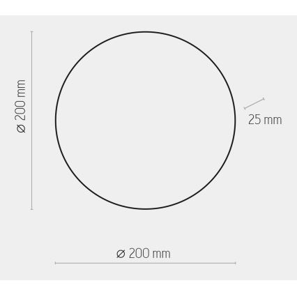 LED Аплик LUNA LED/12W/230V златист