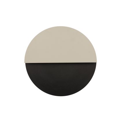 LED аплик LUNA LED/7W/230V Ø 36 см черен/бежов