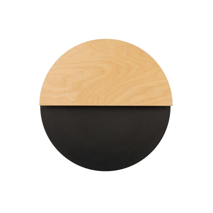 LED аплик LUNA LED/7W/230V Ø 36 см черен/бежов