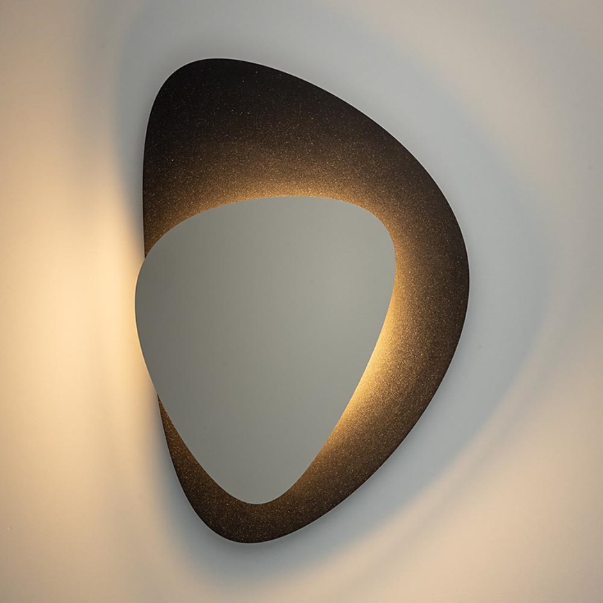 LED аплик PEDRA LED/7W/230V черен/бежов