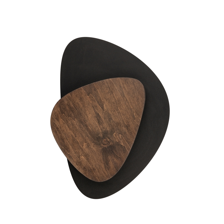 LED аплик PEDRA LED/7W/230V черен/кафяв