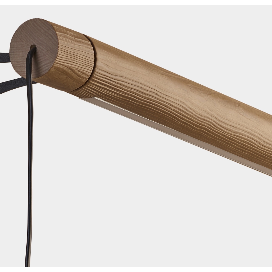 LED аплик ROLLO LED/30W/230V дърво