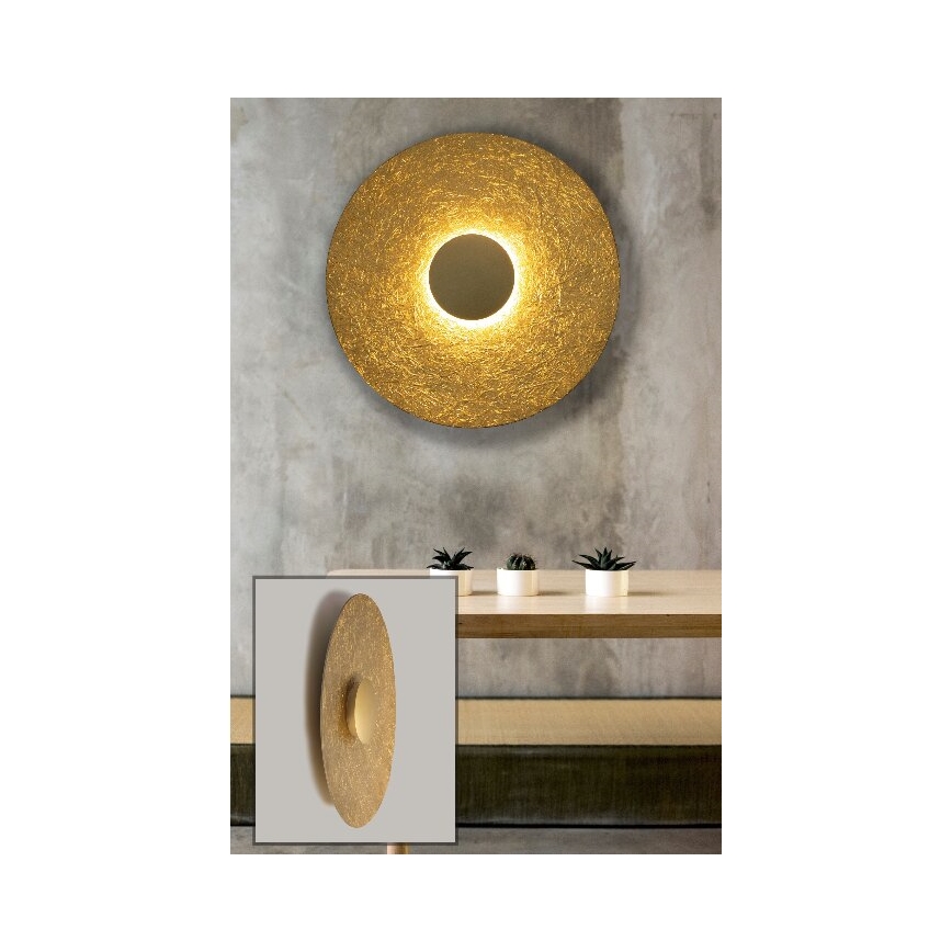 LED аплик SOLE LED/16W/230V Ø 65 см златист