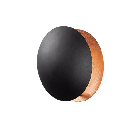 LED аплик YOSMA LED/5W/230V 3000K черен/меден