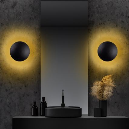 LED аплик YOSMA LED/5W/230V 3000K черен/меден