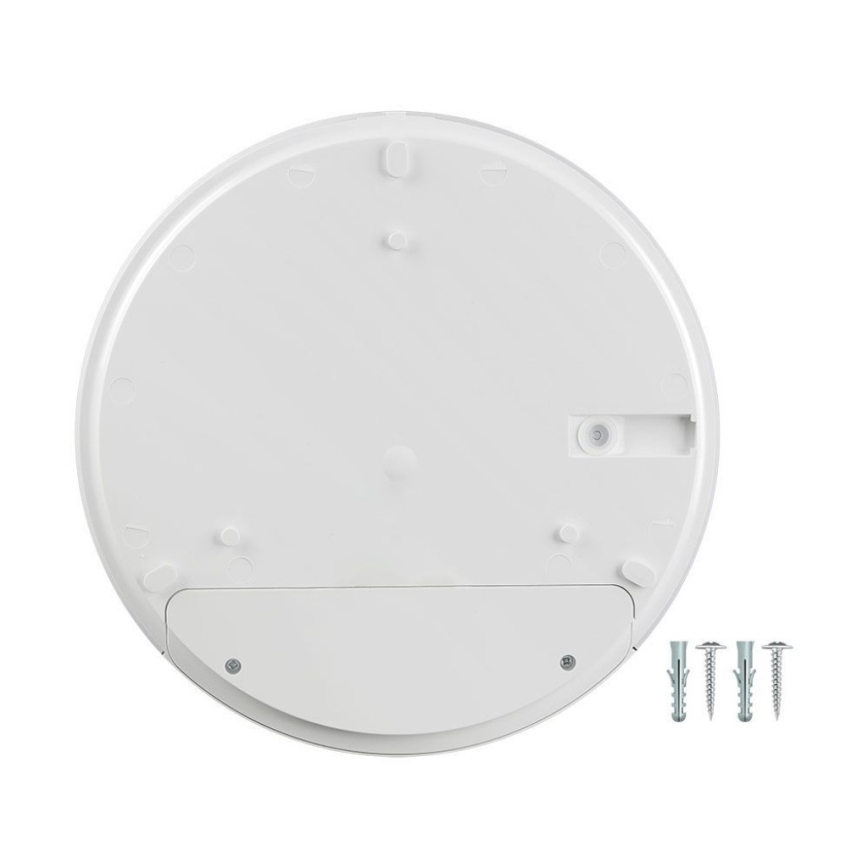LED Аплик за баня със сензор SAMSUNG CHIP LED/15W/230V 3000/4000/6000K IP44 бял
