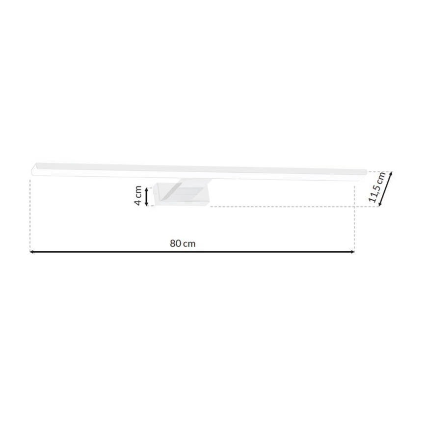 LED Аплик за баня SHINE WHITE LED/15W/230V IP44