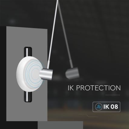LED Авариен сензорен плафон LED/8W/16W/20W/230V IP65 3000/4000/6500K Ø 32 см