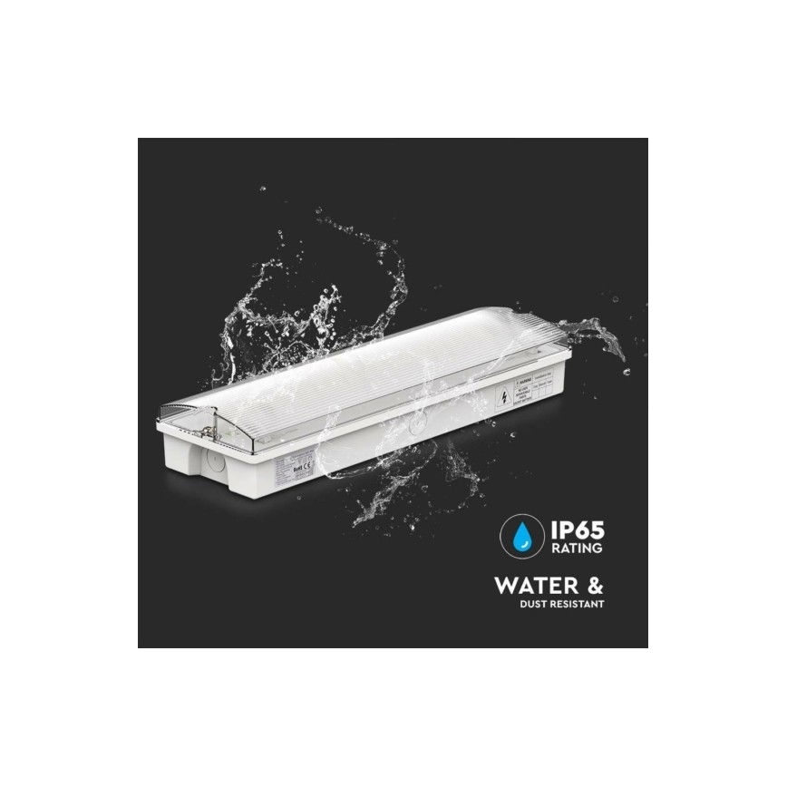 LED Аварийна лампа EMERGENCY EXIT LED/3W/230V 6400K IP65