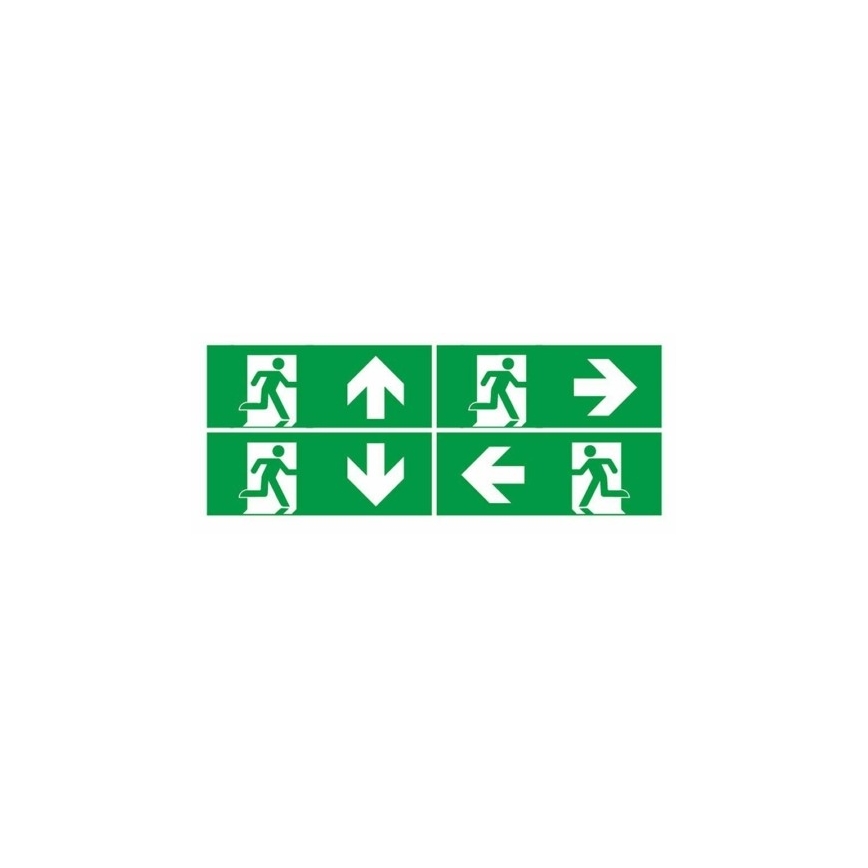 LED Аварийна лампа EMERGENCY EXIT LED/3W/230V 6400K IP65