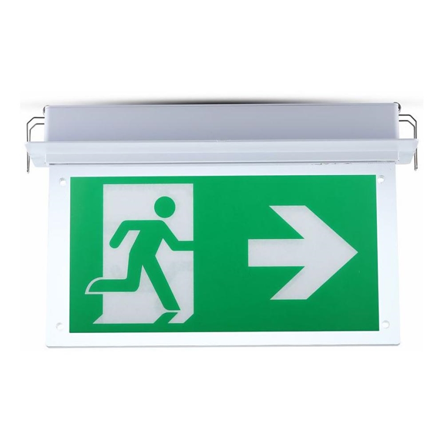 LED Аварийна лампа EMERGENCY EXIT SAMSUNG CHIP LED/2W/230V 6000K