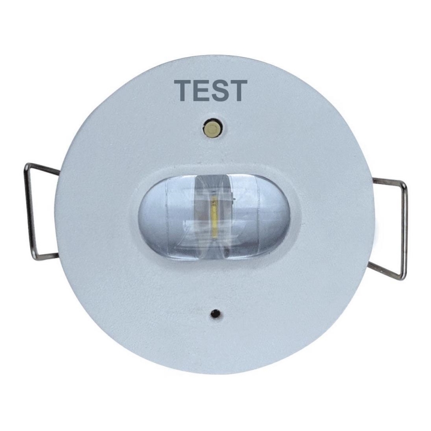 LED Аварийна лампа за окачен таван GATRION LED/1W/230V 6000K
