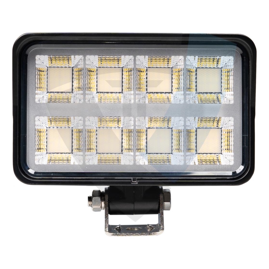 LED Автомобилен прожектор BLACK LED/160W/10-30V IP69 5700K правоъгълен