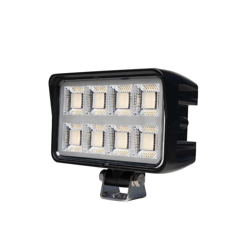 LED Автомобилен прожектор BLACK LED/160W/10-30V IP69 5700K правоъгълен