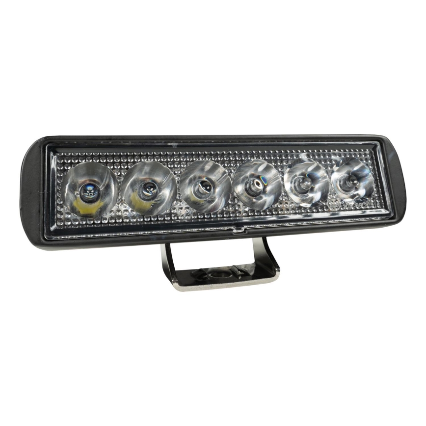 LED Автомобилен прожектор BLACK LED/18W/10-30V IP69 5700K правоъгълен
