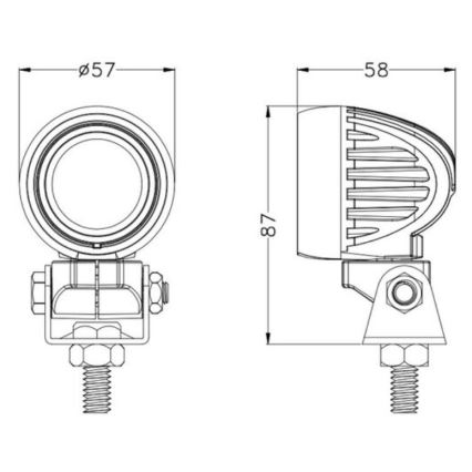 LED Автомобилен прожектор OSRAM LED/10W/10-30V IP68 5700K