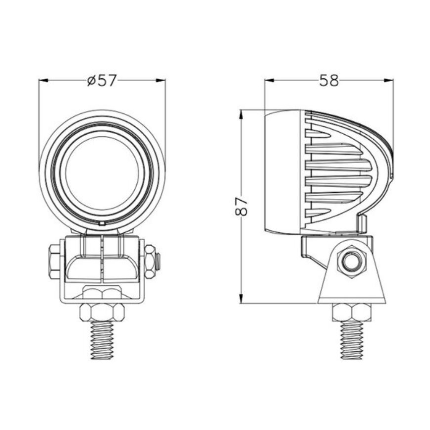 LED Автомобилен прожектор OSRAM LED/10W/10-30V IP68 5700K