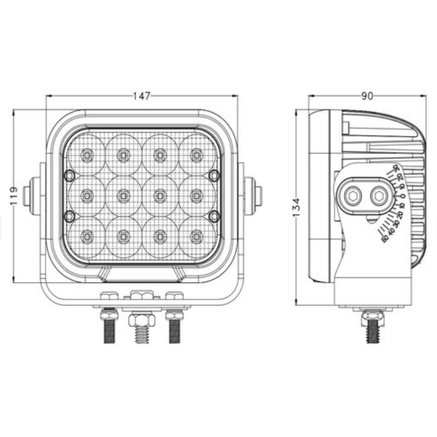 LED Автомобилен прожектор OSRAM LED/120W/10-30V IP68 5700K