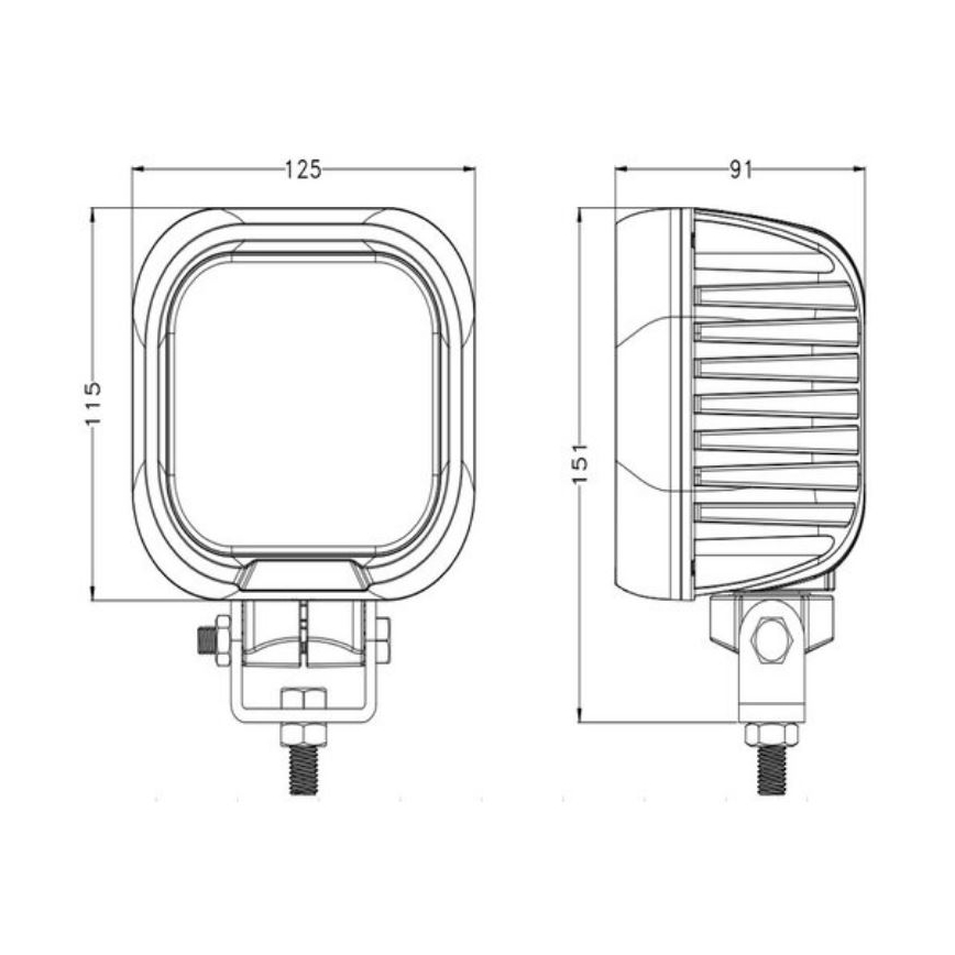 LED Автомобилен прожектор OSRAM LED/90W/10-30V IP68 5700K