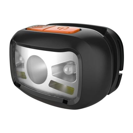 LED Акумулаторен челник с червена лампичка LED/3W/5V