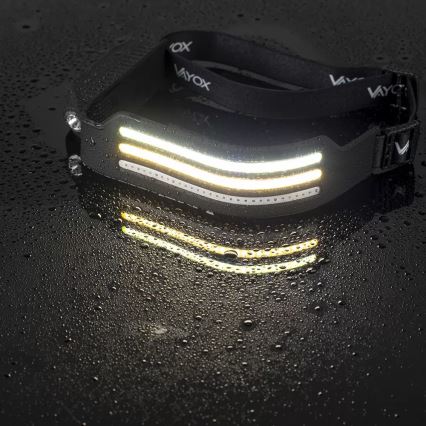 LED Димируем акумулаторен челник със сензор и червена светлина 4xLED/5V IP44 300 лъскав 1200 mAh