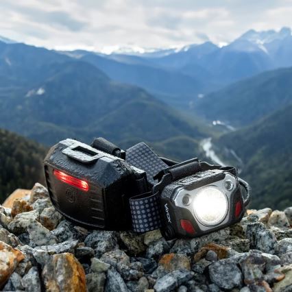 LED Димируем акумулаторен челник със сензор с функция за зареждане и червена светлина LED/10W/5V IP44 1200 лъскав 4000 mAh