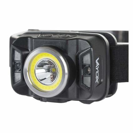 LED Димируем акумулаторен челник със сензор и червена светлина LED/15W/5V IP66 430 лъскав 1800 mAh
