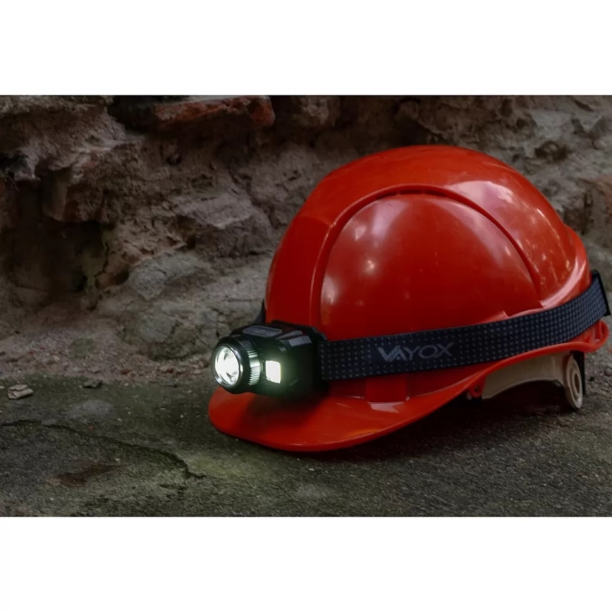 LED Димируем акумулаторен челник със сензор и червена светлина LED/6W/5V/3xAAA IP44 500 лъскав 1200 mAh