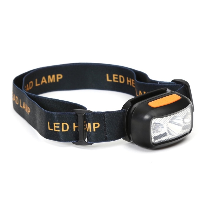 LED Акумулаторен челник с червена лампичка LED/3W/5V