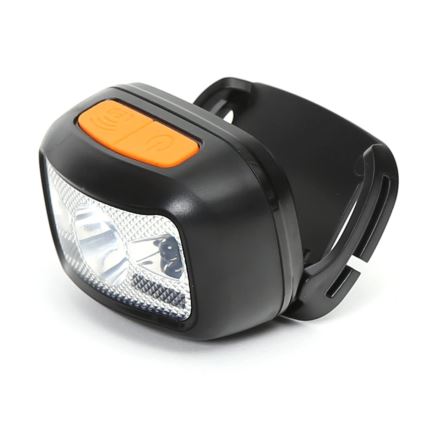 LED Акумулаторен челник с червена лампичка LED/3W/5V