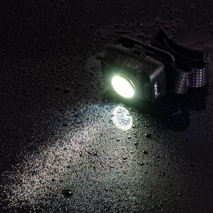 LED Димируем акумулаторен челник със сензор и червена светлина LED/15W/5V IP66 430 лъскав 1800 mAh