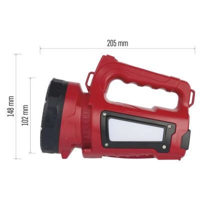 LED акумулаторен фенер LED/3,7V IP44 1000 lm 15000mAh