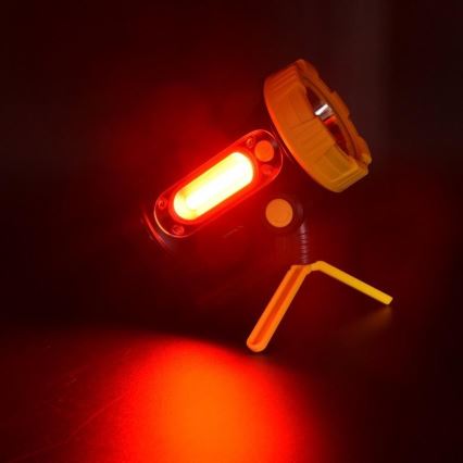 LED Презареждаема фенер LED/5W/4000mAh + LED/3W