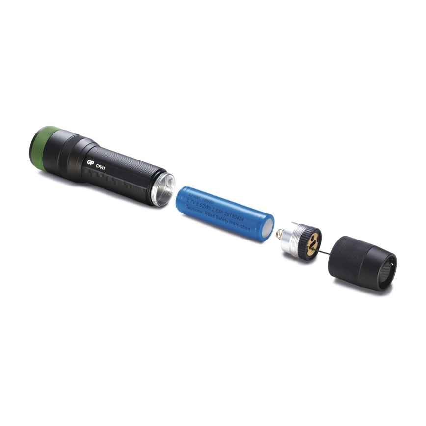LED акумулаторен фенер GP DISCOVERY CR41 LED/Li-ion 3,7V IPX7