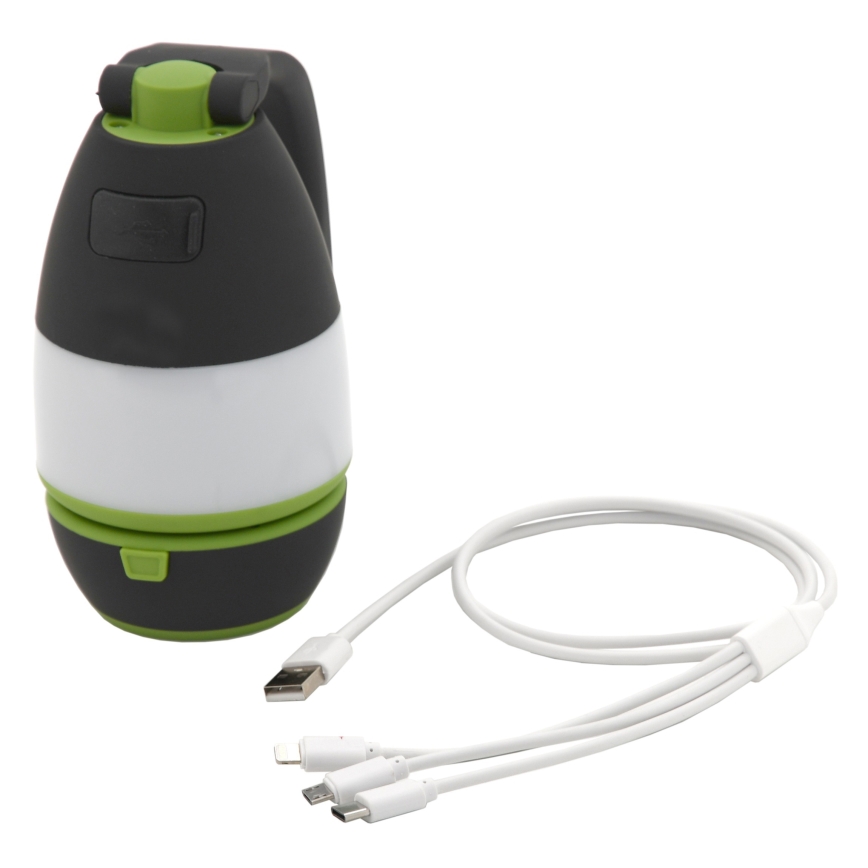 LED акумулаторен фенер с функция powerbank LED/3W/1500mAh