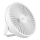 LED Акумулаторен маса вентилатор с LED осветление LED/2W/5V USB 2400 mAh бял