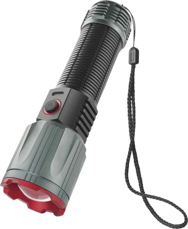 LED акумулаторен метален фенер LED/5V 3000 лъскав 5000 mAh IP43