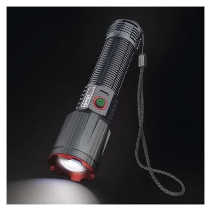 LED акумулаторен метален фенер LED/5V 3000 лъскав 5000 mAh IP43